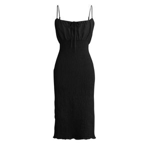 NWT J. Crew Black Linen Dress